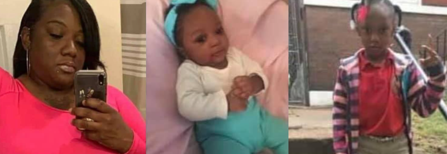 Kanisha Hemphill and two young daughters